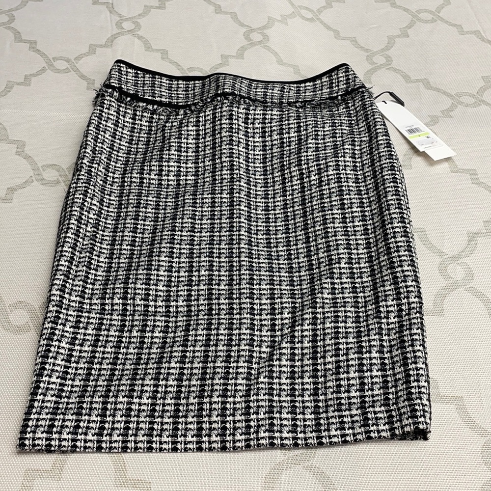 Calvin Klein Black & White Pencil Skirt - Career